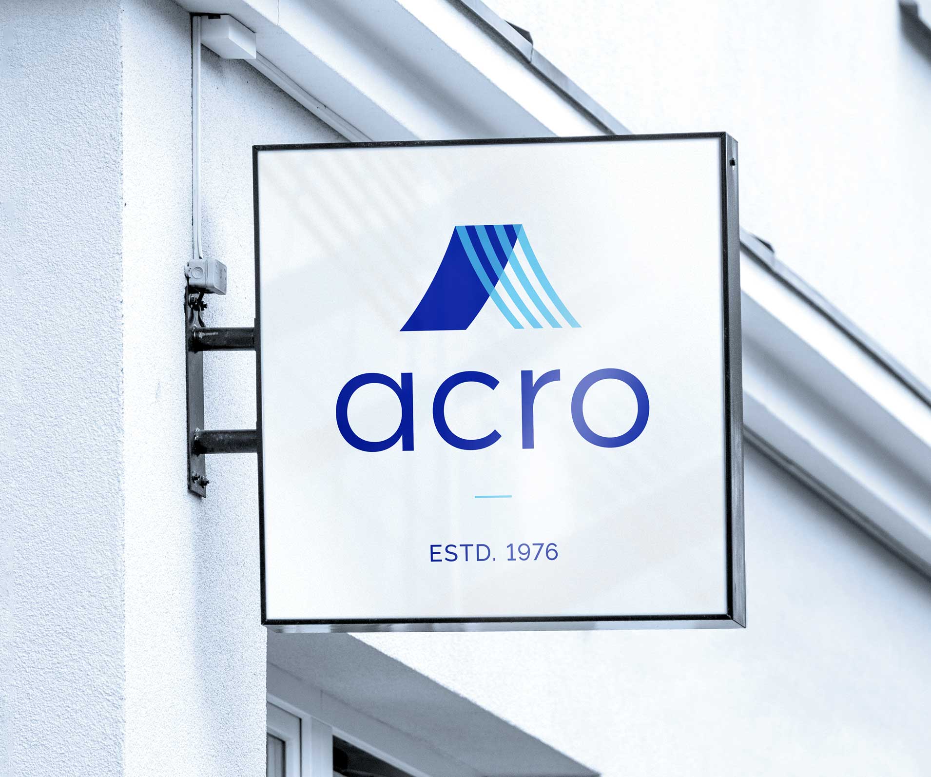 acro exterior sign