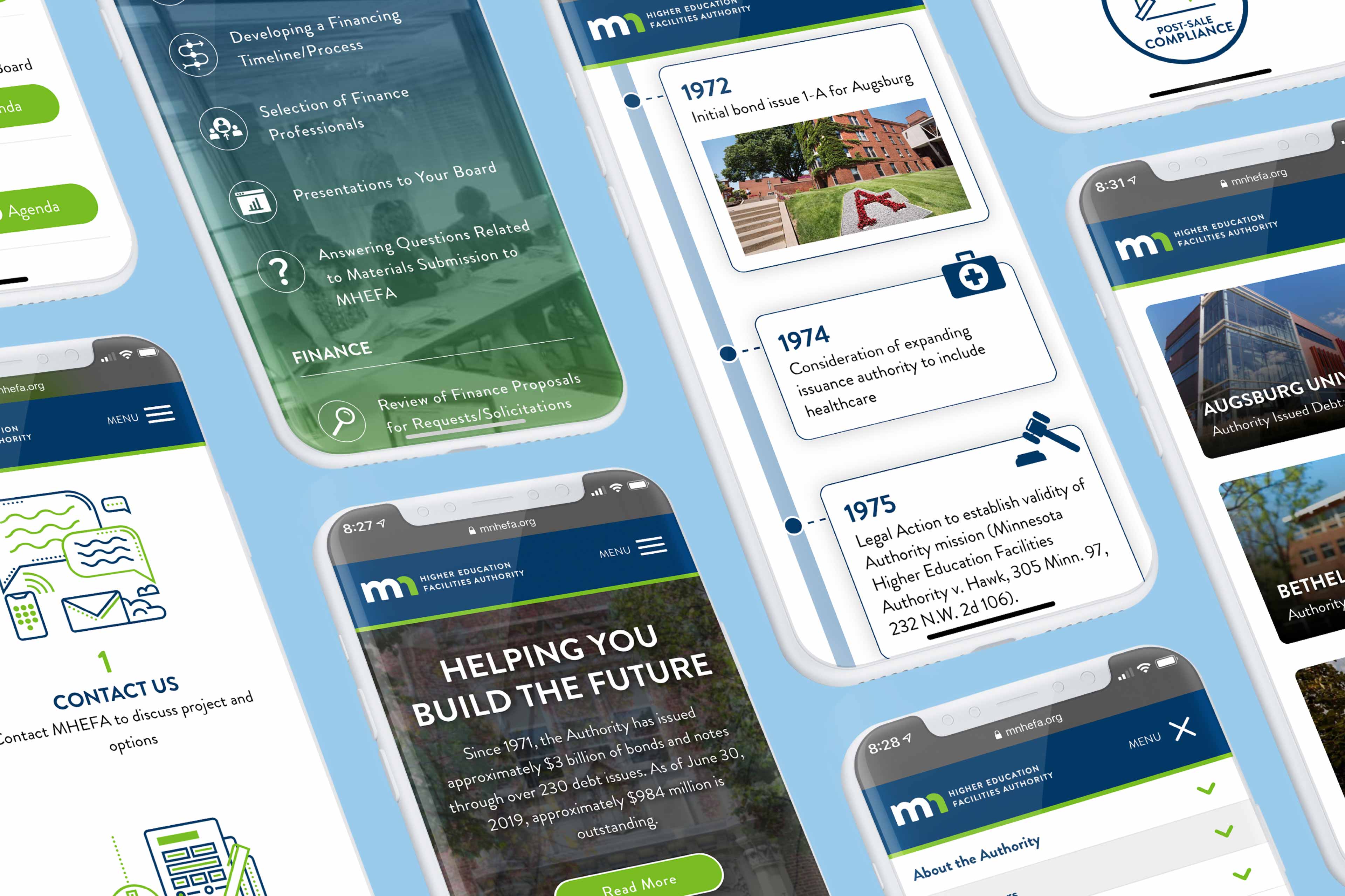 minnesota higher education facilities authority website on mobile devices