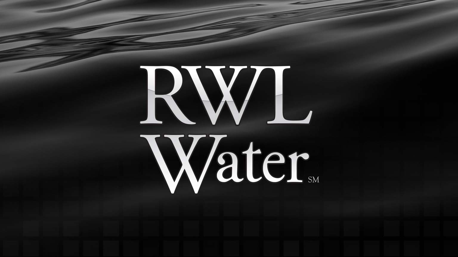The RWL Water logo over a water.