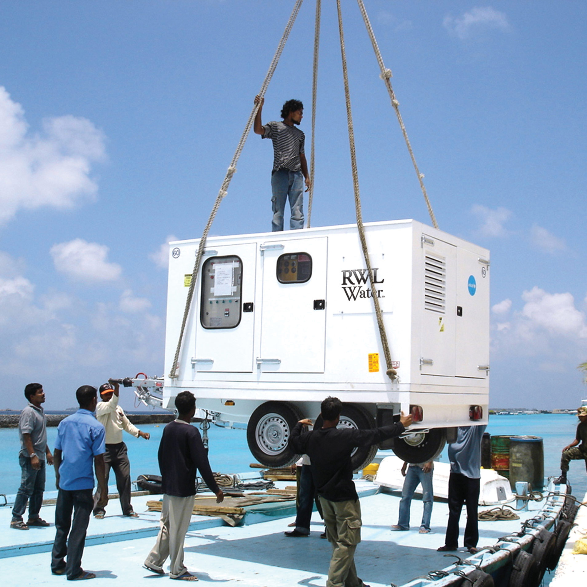 RWL equipment in the maldives